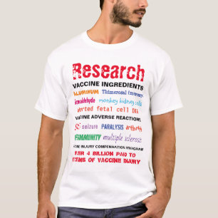 研究ワクチンのTシャツ Tシャツ