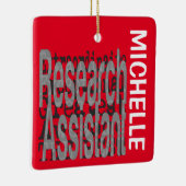 研究助手カスタム会 セラミックオーナメント (右)