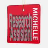 研究助手カスタム会 セラミックオーナメント (左)