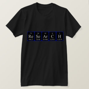 研究周期表名のシャツ Tシャツ
