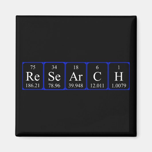 研究周期表名磁石 マグネット (正面)