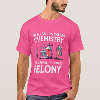 研究室では化学科学と呼ばれる – 皮肉 Tシャツ