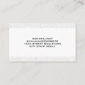 研究室で実験する科学者 名刺 (裏面)