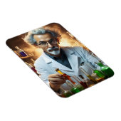 研究室で調合薬を混ぜる科学者 マグネット (右側)