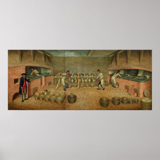 研究室のインテリアの表示 ポスター (正面)