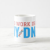 研究室の仕事は私のDNAコーヒーマグにある コーヒーマグカップ (中央)