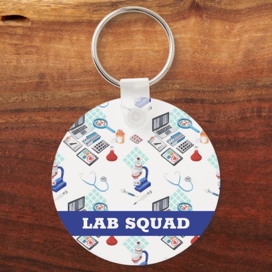 研究室の分隊、医学研究所のプロフェッショナルギフト キーホルダー (正面)