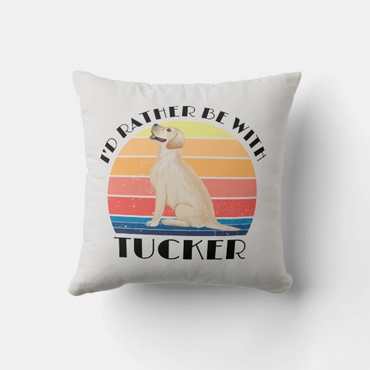 研究室の名前をラブラドールしたい クッション (裏面)