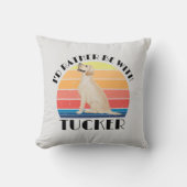 研究室の名前をラブラドールしたい クッション (正面)