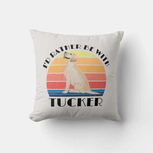 研究室の名前をラブラドールしたい クッション (正面)