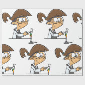 研究室の少女 ラッピングペーパー (フラット)