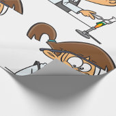 研究室の少女 ラッピングペーパー