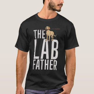 研究室の父ラブラドール犬の品種 Tシャツ