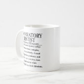 研究室の科学者 コーヒーマグカップ (正面左)