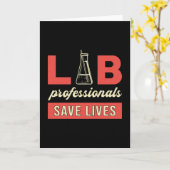 研究室プロフェッショナル救生活実験技術者 カード (黄色い花)