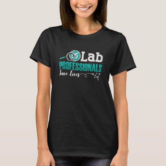 研究室プロフェッショナル救生活実験技術者 Tシャツ (正面)