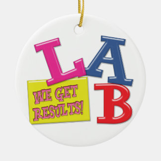 研究室標語/スローガン結果のオーナメント セラミックオーナメント