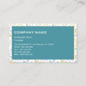 研究室科学会社員 名刺 (裏面)