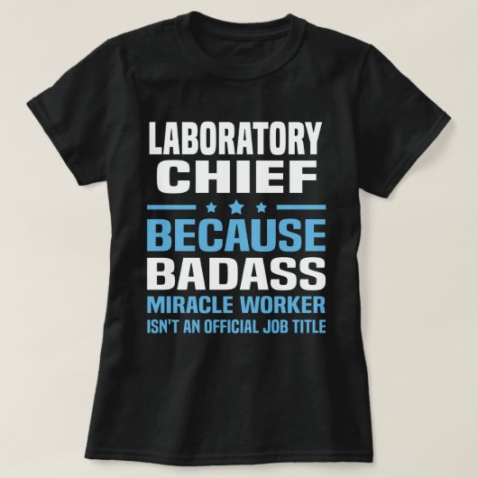 研究室長 Tシャツ (デザイン正面)