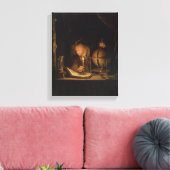 研究所の哲学者の錬金術師 キャンバスプリント (インサイチュ (リビング))