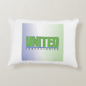 研究所統一された装飾用クッション アクセントクッション (裏面)