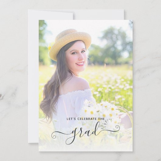 研究生祝写招待状 招待状 (正面)