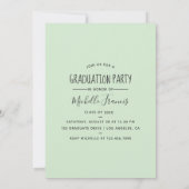 研究生祝写招待状 招待状 (裏面)