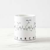 研究者のペプチッド単語のマグ コーヒーマグカップ (中央)