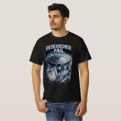 研究者の失敗 メンズ ダークバリューTシャツ Tシャツ (正面フル)