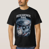 研究者の失敗 メンズ ダークバリューTシャツ Tシャツ (正面)