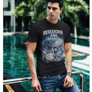 研究者の失敗 メンズ ダークバリューTシャツ Tシャツ