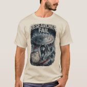 研究者の失敗 メンズTシャツ Tシャツ (正面)