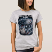 研究者失敗女子Tシャツ Tシャツ (正面)