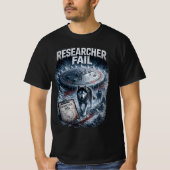 研究者失敗 メンズ Tシャツ (正面)