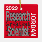 研究者超常連者 セラミックオーナメント (正面)