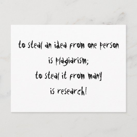 研究 ポストカード (正面)