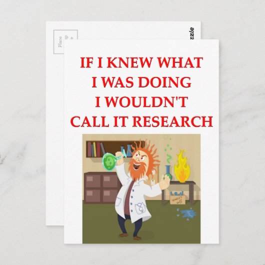 研究 ポストカード (正面/裏面)