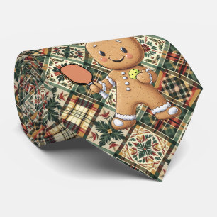 砕けそうなクリスマスラリージンジャーブレッド ネクタイ