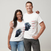 砕けたガラスで作られたライオン。 Tシャツ (ユニセックス)