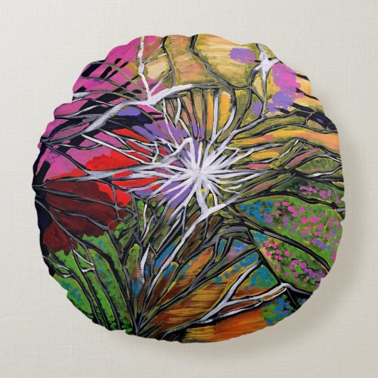 砕けた夢 ラウンドクッション (正面)