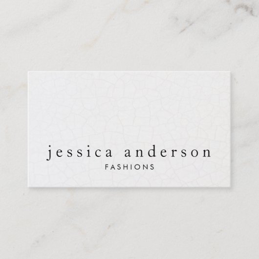 砕けた繊細なエレガントライトミニマル 名刺 (正面)