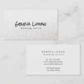 砕けた繊細なエレガントライトミニマル 名刺 (正面/裏面)