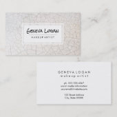 砕けた繊細なエレガントライトミニマル 名刺 (正面/裏面)