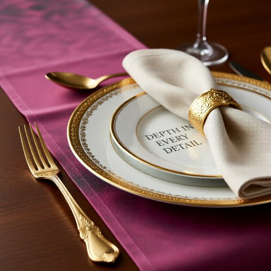 砕けた花 ロングテーブルランナー