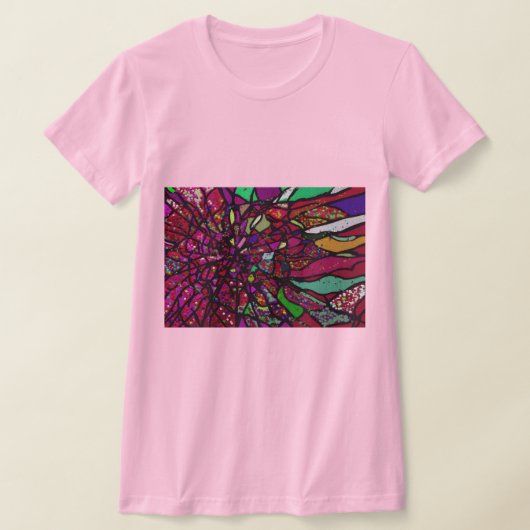 砕けた花 Tシャツ (レイダウン)
