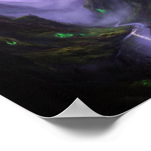 砕けた谷間 ポスター (角)