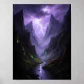 砕けた谷間 ポスター (正面)