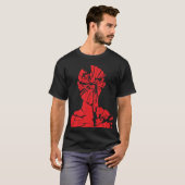 砕けた赤い反射 Tシャツ (正面フル)