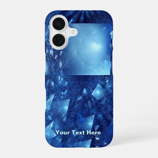 砕けた鏡 iPhone 16ケース (裏面)