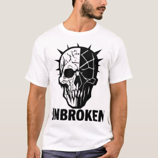砕けないドクロ アンダーグラウンド ストリートウェア グラフィック Tシャツ